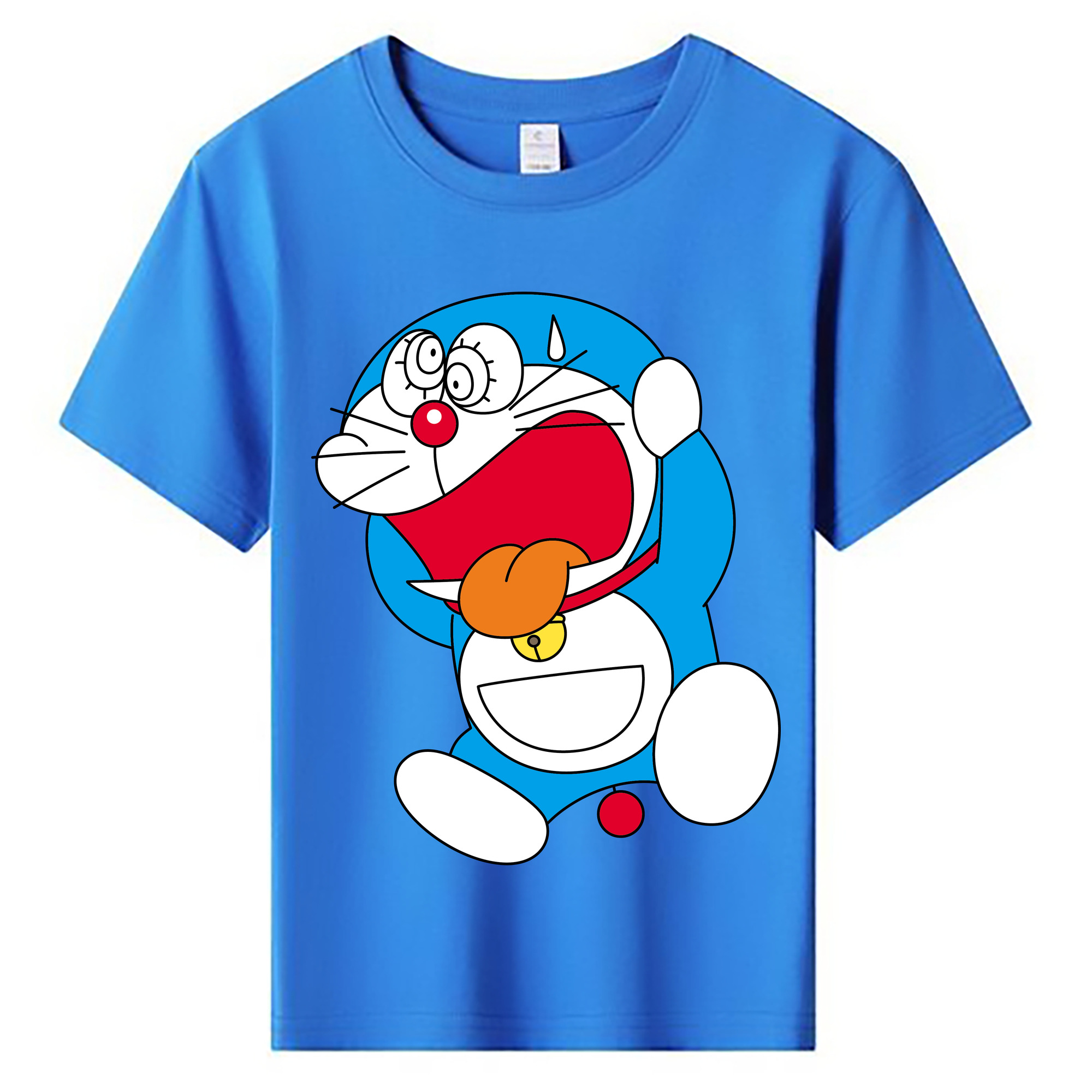 （画像用） ドラえもん Doraemon 綿100％キッズTシャツ（フロントプリント）